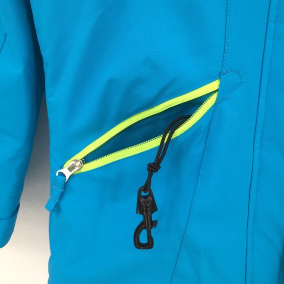 Karbon Natalie ski jacket girl turquoise like new 10 - Picture 2 of 8